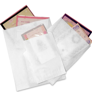 6 X 9 Inch Custom Flat Merchandise Paper Bags