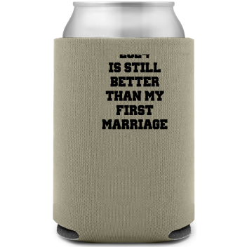 Full Color Foam Collapsible Can Coolers Funny Wedding 2024 Is Still Better Than My First Marriage Style 140133