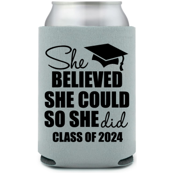 Graduation 2024 Full Color Foam Collapsible Coolies Style 134930