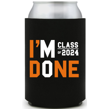 Graduation 2024 Full Color Foam Collapsible Coolies Style 134926