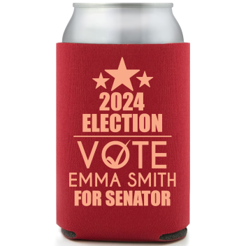 Political Full Color Foam Collapsible Coolies Style 111347