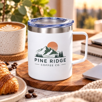 12oz Vacuum Insulated Coffee Mug With Handle