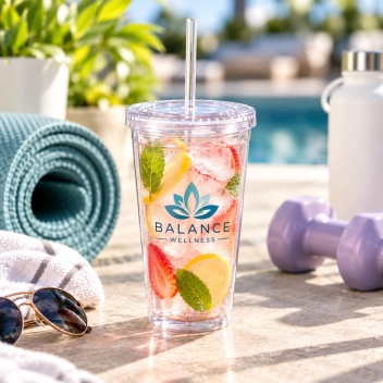 16oz Double Wall Cool Acrylic Tumbler