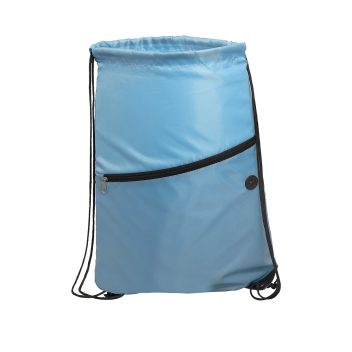 Incline Drawstring Backpack With Zipper