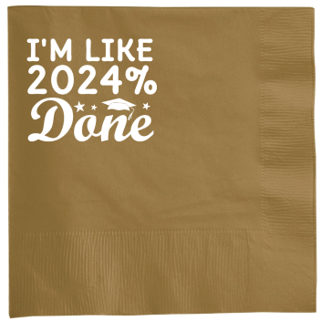 Graduation Im Like 2024 Done 2ply Economy Beverage Napkins Style 133448