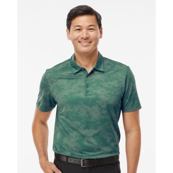 Adidas Men's All Over Camo Print Polo - A550