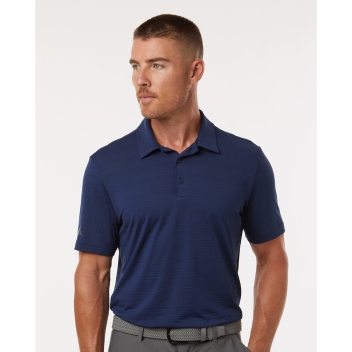 Adidas Men's Textured Stripe Polo - A704