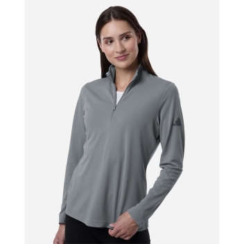 Adidas Women's Lightweight Quarter-zip Pullover - A400
