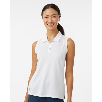Adidas Women's Ottoman Sleeveless Polo - A1005