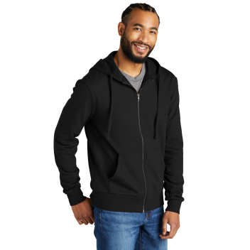 Allmade Unisex Organic French Terry Full-zip Hoodie