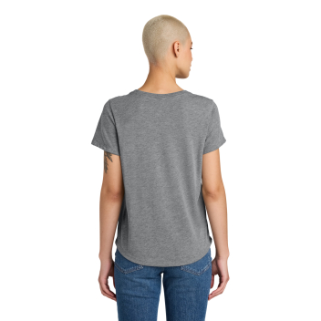 Allmade Women's Relaxed Tri-blend Scoop Neck Tee