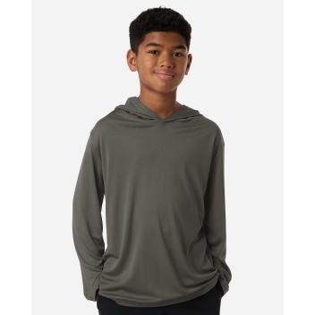 Allpro Youth Pro-lock Performance Hooded Long Sleeve T-shirt - 48510y