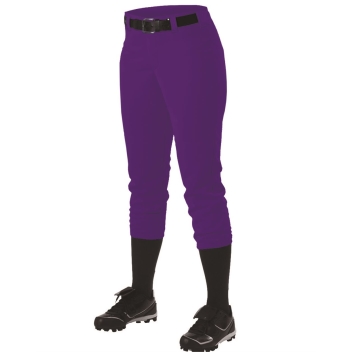 Alleson Athletic Girls' Fastpitch Softball Pants With Belt Loops - 605pbwy
