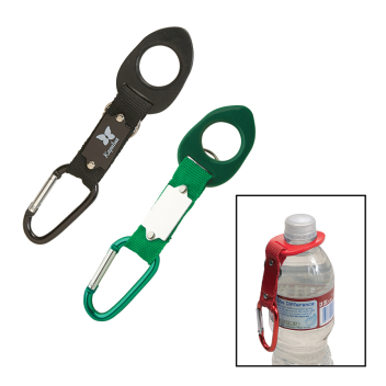 Aluminum Carabiner With Bottle Holder