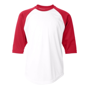 Badger Youth B-core Three-quarter Sleeve Baseball T-shirt - 2133