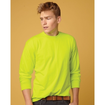 Bayside Men's Usa-made 50/50 Long Sleeve T-shirt - 1715