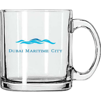 Beverage Glass Mug - 13 Oz