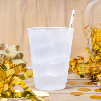 Blank 16oz Frosted Stadium Cups