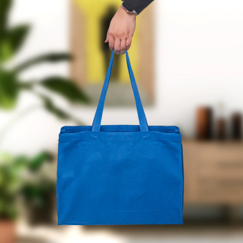 Blank Full Gusset Heavy Canvas Tote Bags