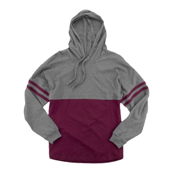 Boxercraft Women's Hooded Pom Pom Jersey T-shirt - T18