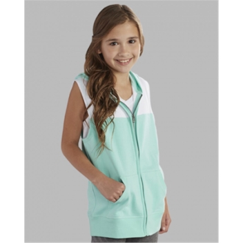 Boxercraft Youth Sleeveless Hooded Sweatshirt - Yv30