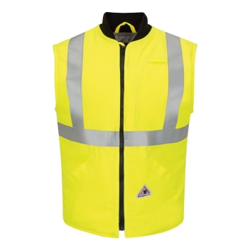 Bulwark Men's Hi Vis Insulated Vest With Reflective Trim - Cooltouch&reg;2 - Vms4hv