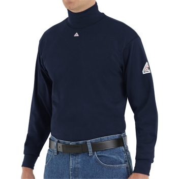 Bulwark Men's Tagless Mock Turtleneck - Excel Fr - Sek2