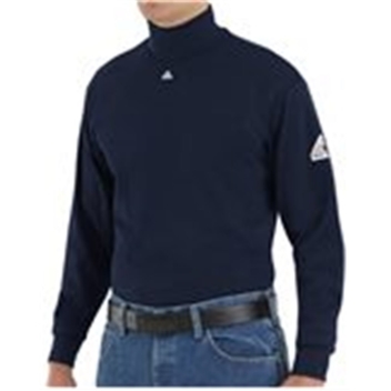 Bulwark Men's Tall Tagless Mock Turtleneck Excel Fr - Sek2t