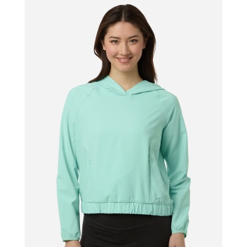 Core365 Women's Ultrauvp Shoreline Long Sleeve Hooded Pullover - Ce520lw