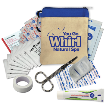 Canvas  Zipper Tote First Aid