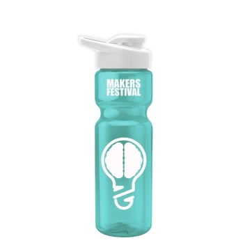 Champion - 28 Oz. Transparent Bottle With Drink Thru
