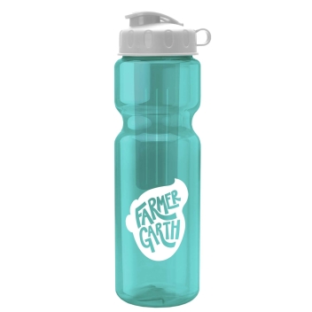 Champion - 28 Oz. Transparent Bottle With Flip  And Infuser