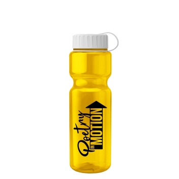 Champion - 28 Oz. Transparent Bottle With Tethered