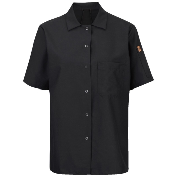 Chef Designs Women's Mimix&trade; Short Sleeve Cook Shirt With Oilblok - 501x