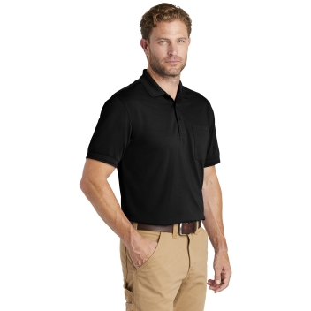 Cornerstone Industrial Snag-proof Pique Pocket Polo.