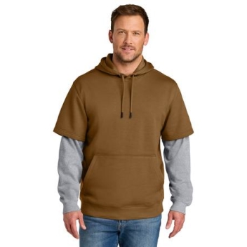 Cornerstone Tough Fleece Layered Hoodie