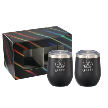 Corzo Cup 12oz 2 In 1 Gift Set