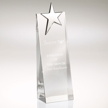 Crystal Estrela Silver Star Tower