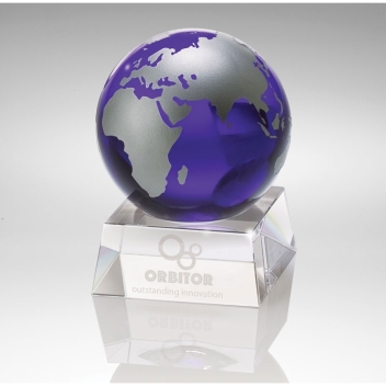 Crystal Firmada Ii Blue Crystal Globe