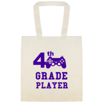Education & School 4 Th Grade Player Custom Everyday Cotton Tote Bags Style 138794