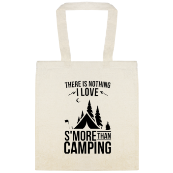 Nothing I Love More Than Camping Smore Custom Everyday Cotton Tote Bags Style 147712