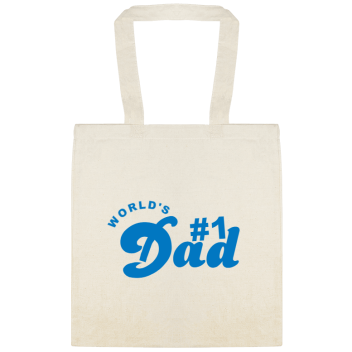 Holidays & Special Events Dad 1 Custom Everyday Cotton Tote Bags Style 153022