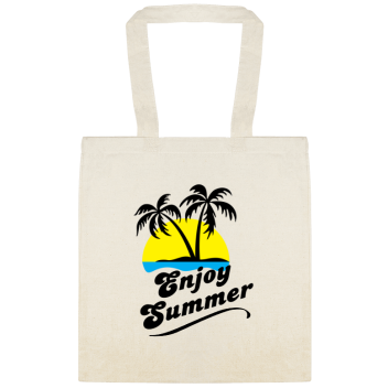 Parties & Events Enjoy Summer Custom Everyday Cotton Tote Bags Style 151544