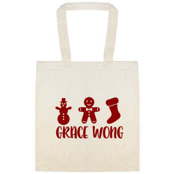Holidays & Special Events Grace Wong Custom Everyday Cotton Tote Bags Style 145918