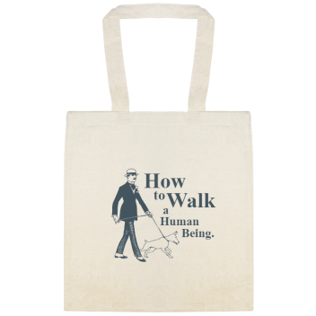 Picnics How To A Human Being Walk Custom Everyday Cotton Tote Bags Style 115375