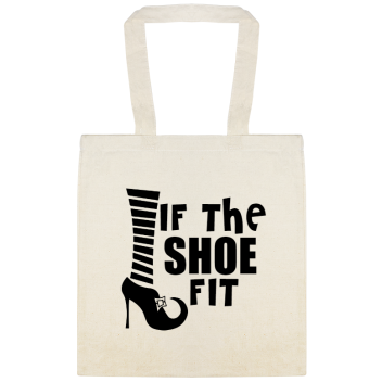 Halloween If The Shoe Fit Custom Everyday Cotton Tote Bags Style 142397