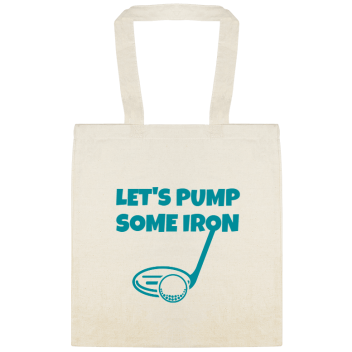 Sports & Teams Lets Pump Some Iron Custom Everyday Cotton Tote Bags Style 150888