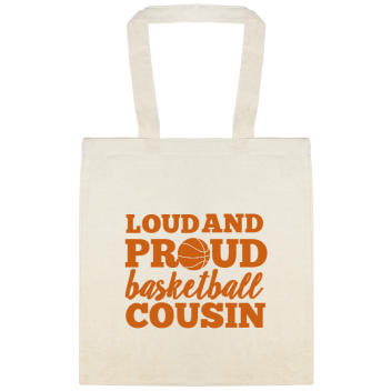 Sports & Teams Loud And Pr Ud Cousin Basketball Custom Everyday Cotton Tote Bags Style 148497