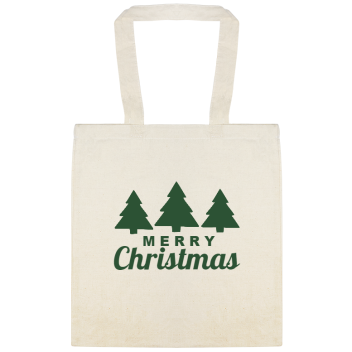 Holidays & Special Events M R Christmas Custom Everyday Cotton Tote Bags Style 145917