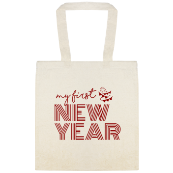 Holidays & Special Events New Year My First Custom Everyday Cotton Tote Bags Style 145458